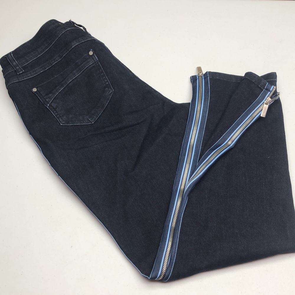 LIKE NEW LAURA WIDE LEG FULL ZIP JEANS 12/31x27 ⭐️